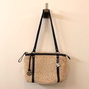 Brighton mini straw shoulder bag